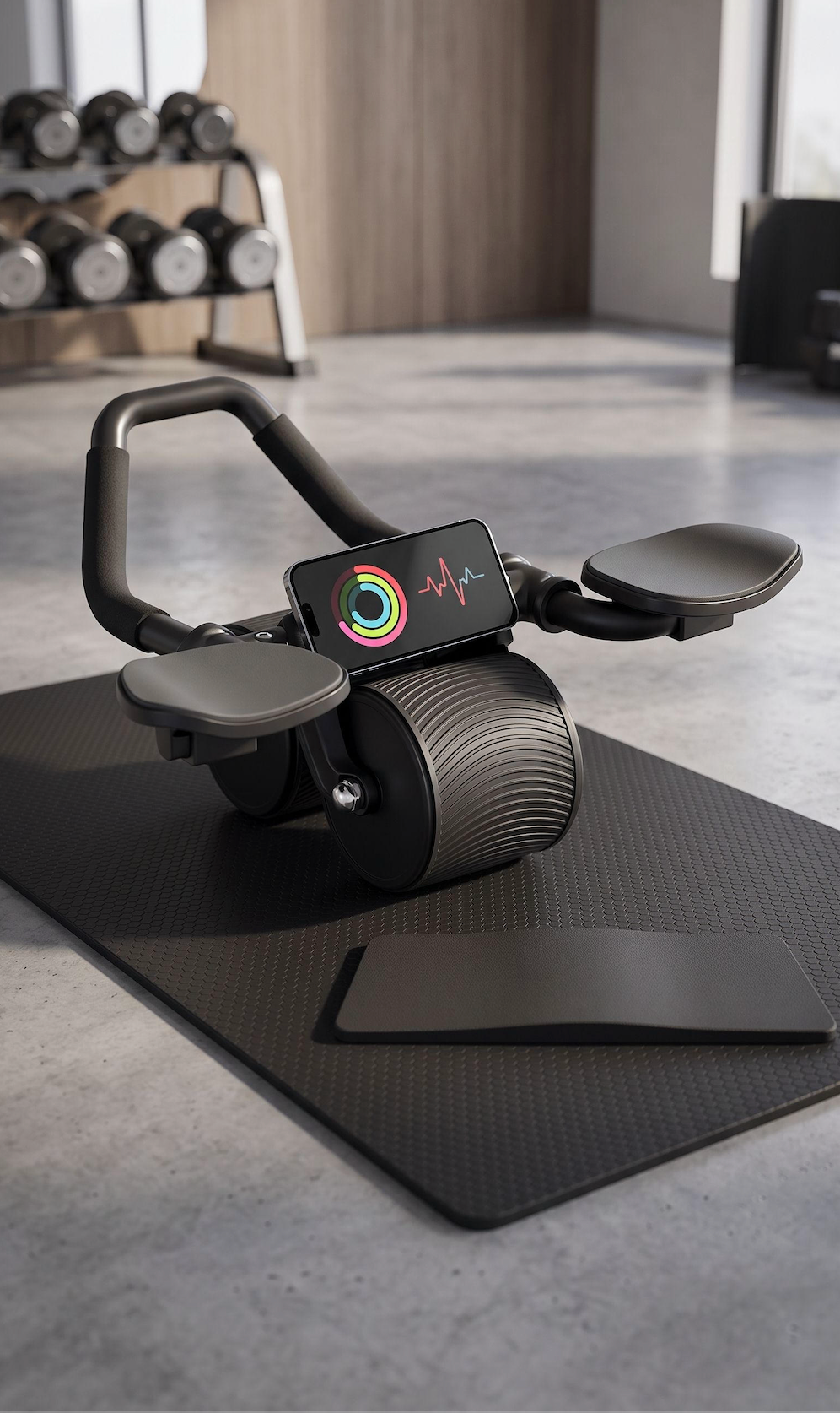 Automatic Rebound Ab Roller - Effortless Core Trainer